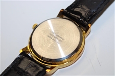 Circa 1980's Masters Gold/Copper Tone Watch with Warranty Paperwork in Case