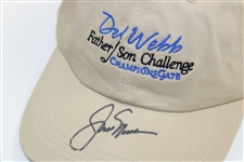 Jack Nicklaus Signed Del Webb Father/Son Challenge at Champions Gate Hat JSA #P17376