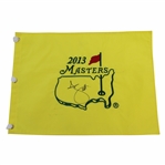 Adam Scott Signed 2013 Masters Tournament Embroidered Flag JSA ALOA