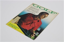 Arnold Palmer Signed 'Golf' Magazine Cover October 1970 JSA ALOA 