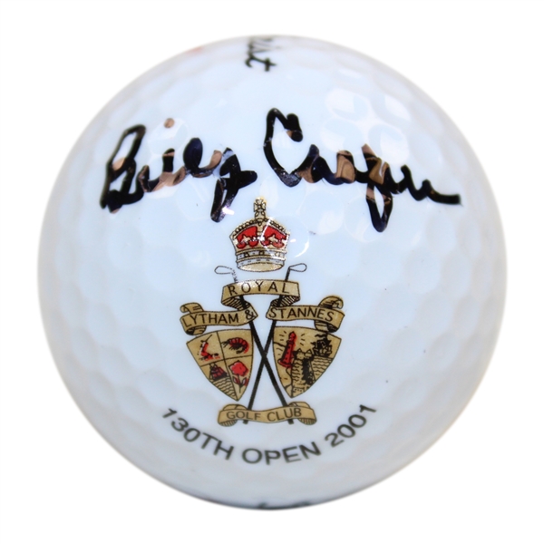 Billy Casper Signed Royal Lytham & St. Annes GC 2001 Logo Golf Ball - '61 Ryder Cup Site JSA ALOA