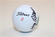 Gay Brewer Signed Pensacola Country Club Logo Golf Ball - Site of '66 and '67 Pensacola Open Wins JSA ALOA
