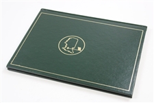 1995 Masters Tournament Green Annual Book - Ben Crenshaw Winner