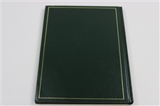 1995 Masters Tournament Green Annual Book - Ben Crenshaw Winner