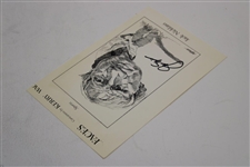 Jack Nicklaus Signed Sports Faces Caricatures Photo JSA ALOA