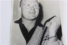 Jack Nicklaus Signed 1960 Masters Tournament Photo JSA ALOA