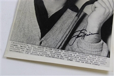 Jack Nicklaus Signed 1960 Masters Tournament Photo JSA ALOA