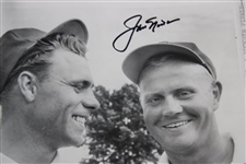 Jack Nicklaus Signed 1961 NCAA Championship Photo JSA ALOA