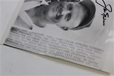 Jack Nicklaus Signed 1961 NCAA Championship Photo JSA ALOA