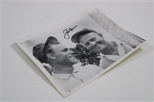 Jack Nicklaus Signed 1961 NCAA Championship Photo JSA ALOA