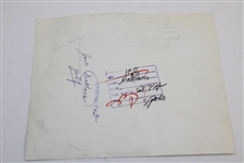 Jack Nicklaus Signed 1961 NCAA Championship Photo JSA ALOA