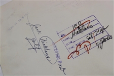 Jack Nicklaus Signed 1961 NCAA Championship Photo JSA ALOA