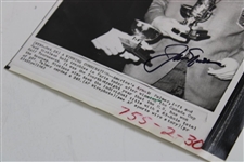 Jack Nicklaus Signed 1963 Canada Cup with Arnold Palmer Photo JSA ALOA