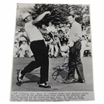 Jack Nicklaus Signed 1965 Portland Open Championship Photo JSA ALOA