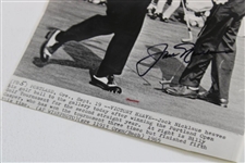 Jack Nicklaus Signed 1965 Portland Open Championship Photo JSA ALOA
