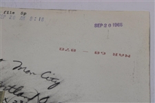 Jack Nicklaus Signed 1965 Portland Open Championship Photo JSA ALOA