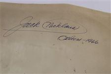 Jack Nicklaus Signed 1966 PGA Team Championship Photo JSA ALOA