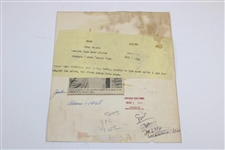 Jack Nicklaus Signed 1968 Western Open Championship Photo JSA ALOA