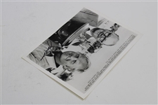 Jack Nicklaus Signed 1970 Byron Nelson Golf Classic with Byron Photo JSA ALOA