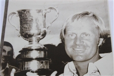 Jack Nicklaus Signed 1975 Australian Open Championship Photo JSA ALOA