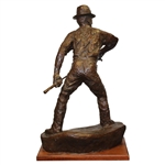Large Heavy Bronze Chi-Chi Rodriguez Statue by Artist R. Reruria