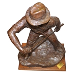 Large Heavy Bronze Chi-Chi Rodriguez Statue by Artist R. Reruria
