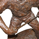 Large Heavy Bronze Chi-Chi Rodriguez Statue by Artist R. Reruria
