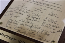 Chi Chi Rodriguez's 1985 MacGregor Congratulatory Newest Millionaire Signed Letter Plaque