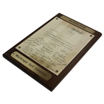Chi Chi Rodriguez's 1985 MacGregor Congratulatory Newest Millionaire Signed Letter Plaque