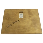 Chi Chi Rodriguez's 1968 Augusta National Golf Club Course Map on Wooden Plaque Contestant Gift