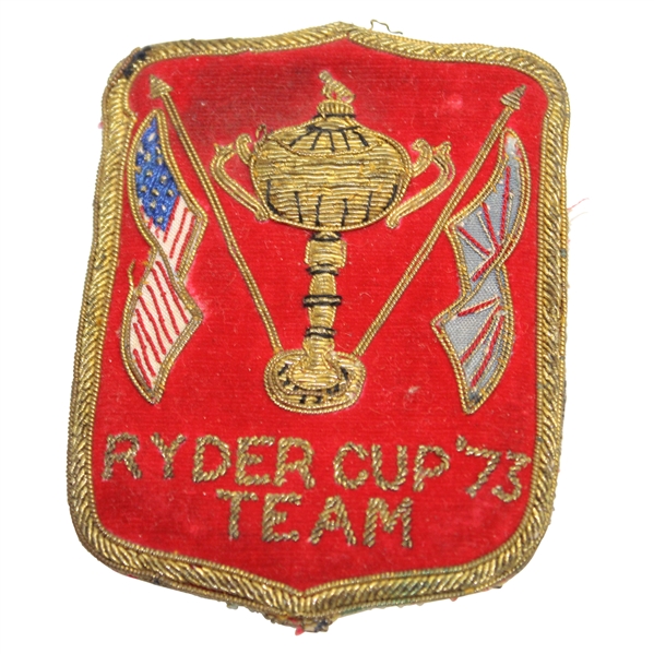 Chi Chi Rodriguez's 1973 Ryder Cup Team Bullion Patch