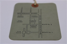 1956 Masters Tournament Wednesday Ticket #728 with Original String