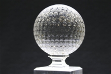 Chi Chi Rodriguez's 2017 Post-It Brand Greats of Golf Pro-Am Glass 2nd Place Trophy