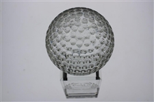Chi Chi Rodriguez's 2017 Post-It Brand Greats of Golf Pro-Am Glass 2nd Place Trophy