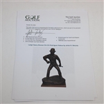 Large Heavy Bronze Chi-Chi Rodriguez Statue by Artist R. Reruria