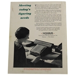 1934 Masters Program in Exc. Condition from Past Course Manager - New Find!