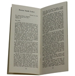 1941 Masters Records of the Tournament Booklet from Past Course Manager
