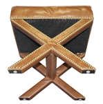 2022 Augusta National GC Berckman's Place Masters Ltd Ed Brown Leather Ottoman
