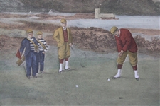 Douglas Adams 'The Putting Green' Print - Framed