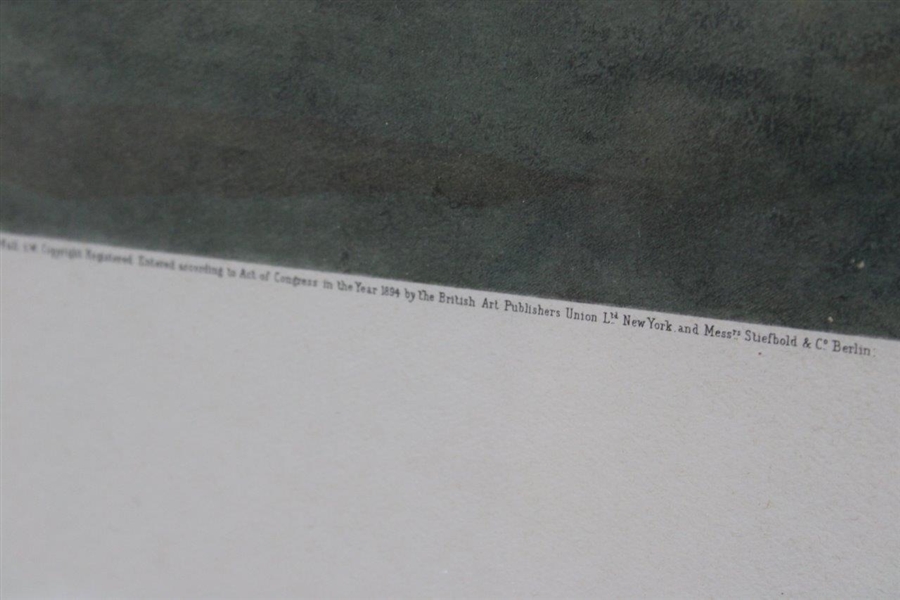 Douglas Adams 'The Putting Green' Print - Framed
