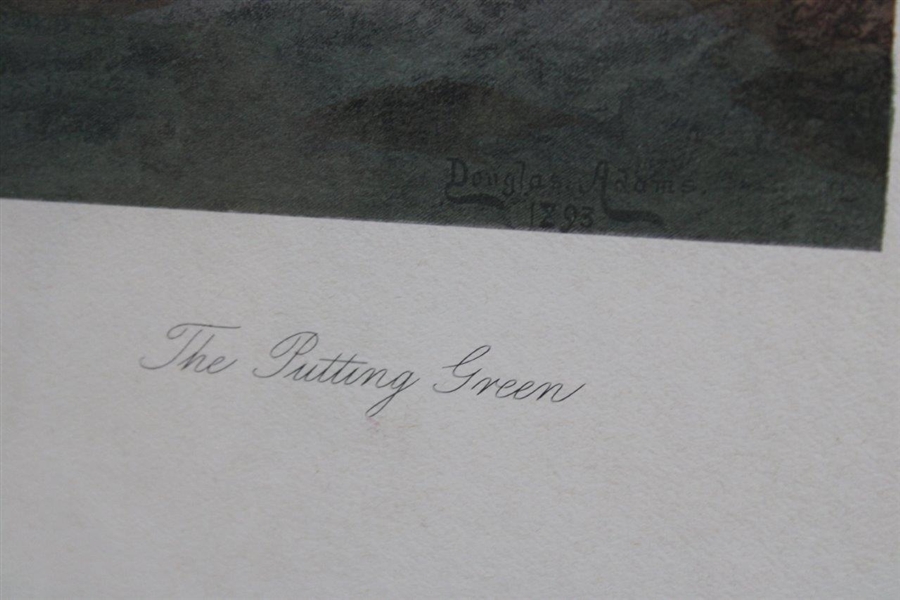 Douglas Adams 'The Putting Green' Print - Framed
