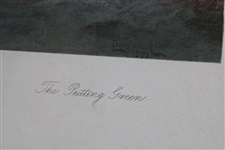 Douglas Adams 'The Putting Green' Print - Framed