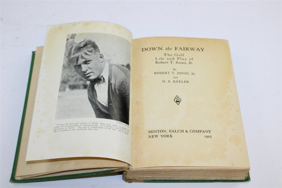 1927 'Down the Fairway' Book by Robert T. Jones, Jr. & O.B. Keeler