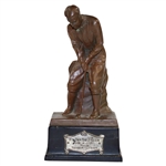 1926 Golf Club Trophy with Bobby Jones Figure Won by Herbert L. Frink - July 5th