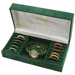 Masters Tournament Ladies Watch with Multi-Colored Interchangeable Dials in Original Box