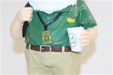 2019 Masters Tournament Ltd Ed Green & White Golfer Gnome in Original Box