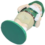 2019 Masters Tournament Ltd Ed Green & White Golfer Gnome in Original Box