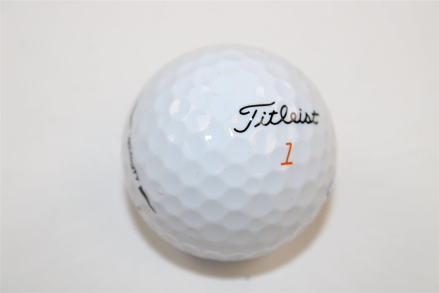 Ray Floyd Signed Masters Logo Golf Ball JSA ALOA