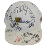 Payne, Els, Azinger & others Multi-Signed Signed The Presidents Cup Hat JSA ALOA