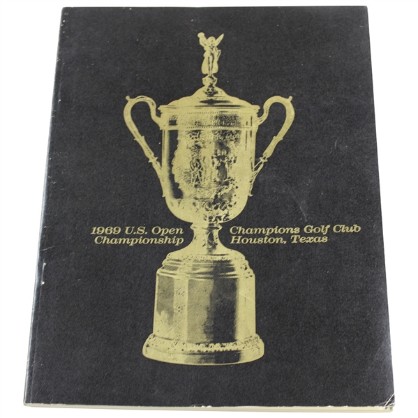Jimmy Demaret's Personal 1969 US Open at Champions GC Official Program